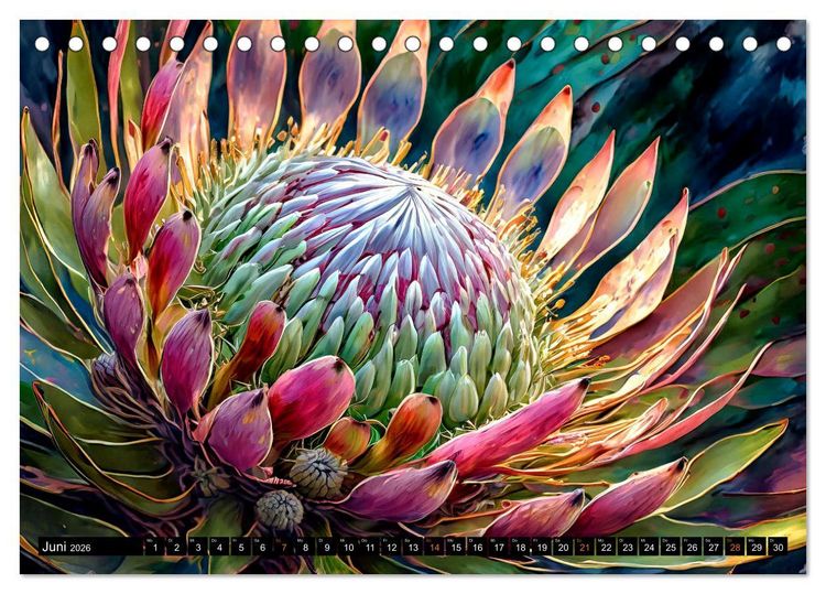Produktbild: Bl&uuml;hende Zauberwelt (Tischkalender 2026 DIN A5 quer), CALVENDO Monatskalender