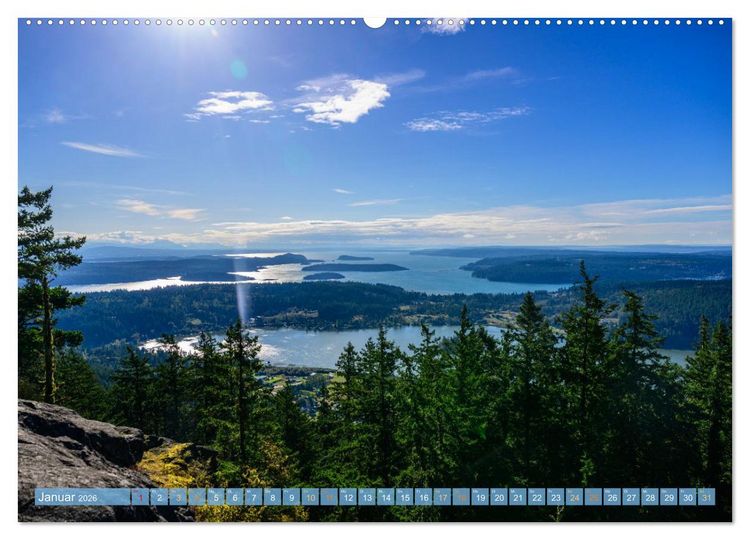 Produktbild: Zwischen Gipfeln und Meer (hochwertiger Premium Wandkalender 2026 DIN A2 quer), Kunstdruck in Hochglanz