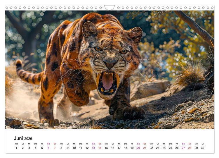 Produktbild: Reise in die Urzeit (Wandkalender 2026 DIN A3 quer), CALVENDO Monatskalender