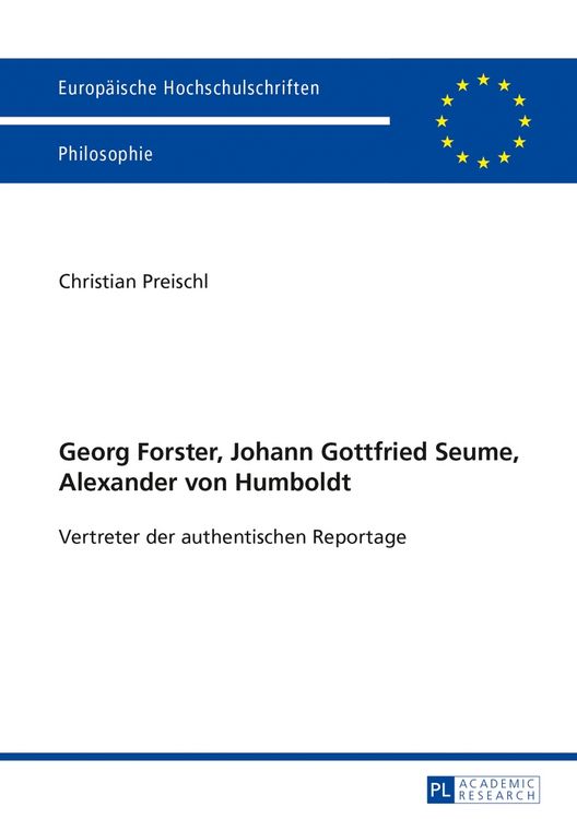 Produktbild: Georg Forster, Johann Gottfried Seume, Alexander von Humboldt