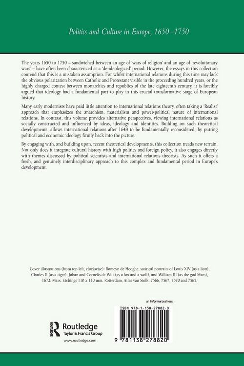 Produktbild: Ideology and Foreign Policy in Early Modern Europe (1650-1750)
