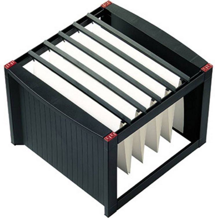 Produktbild: HELIT H&auml;ngeregistraturgestell the rack, schwarz/rot