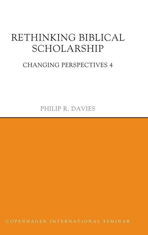 Produktbild: Rethinking Biblical Scholarship