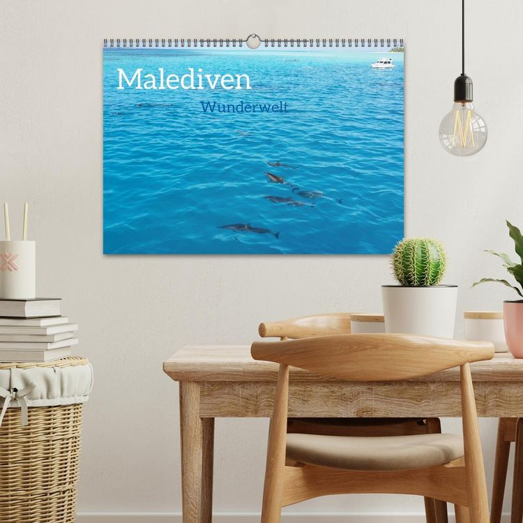 Produktbild: MALEDIVEN Wunderwelt (Wandkalender 2026 DIN A3 quer), CALVENDO Monatskalender