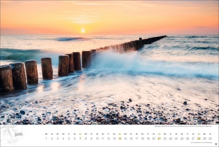Produktbild: Ostsee Globetrotter Kalender 2026 - Von behaglichen Strandkörben und rauen Küsten