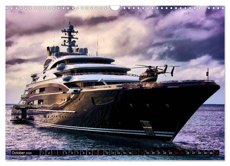 Produktbild: SUPERYACHTS (Wall Calendar 2026 DIN A3 landscape), CALVENDO 12 Month Wall Calendar