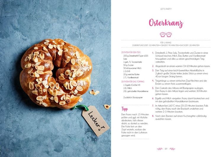 Produktbild: Das Airfryer-Backbuch