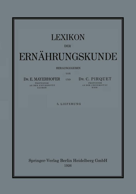 Produktbild: Lexikon der Ern&auml;hrungskunde