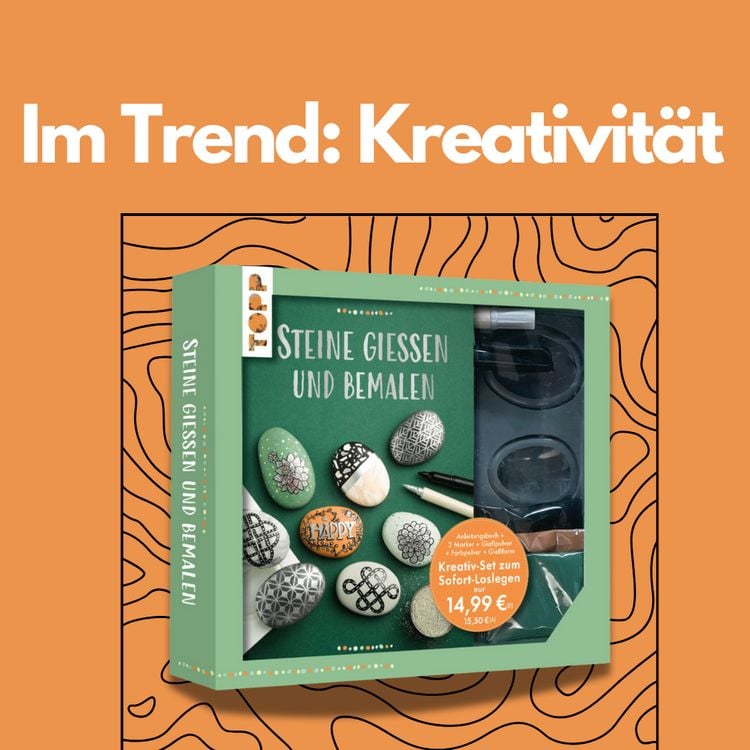Produktbild: Kreativ-Set - Steine gießen