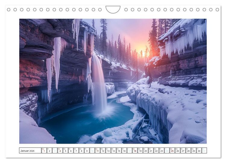 Produktbild: Wo Wasser und Magie sich vereinen (Wandkalender 2026 DIN A4 quer), CALVENDO Monatskalender