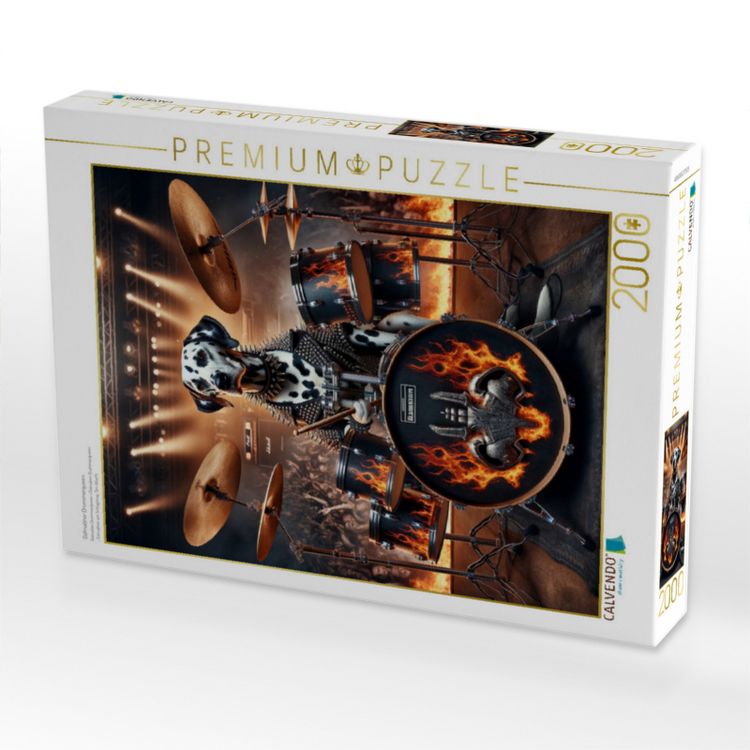 Produktbild: CALVENDO Puzzle Dalmatiner Drummerqueen | 2000 Teile Lege-Gr&ouml;&szlig;e 90x67cm Foto-Puzzle f&uuml;r gl&uuml;ckliche Stunden