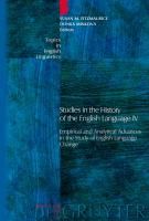 Produktbild: Studies in the History of the English Language IV
