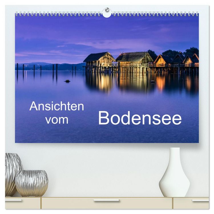 Produktbild: Ansichten vom Bodensee (hochwertiger Premium Wandkalender 2026 DIN A2 quer), Kunstdruck in Hochglanz
