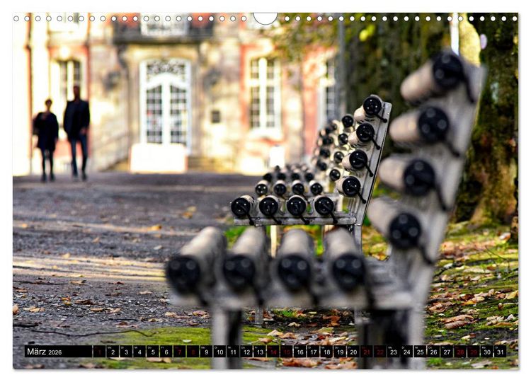 Produktbild: D&uuml;sseldorf - 300mm Perspektiven (Wandkalender 2026 DIN A3 quer), CALVENDO Monatskalender