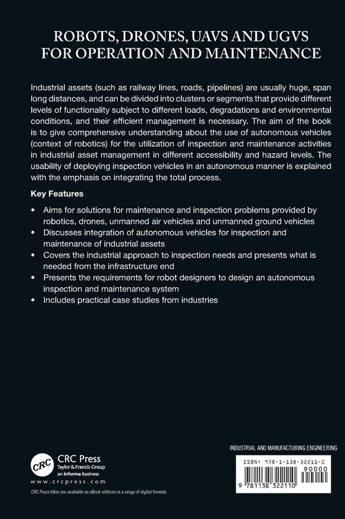 Produktbild: Robots, Drones, UAVs and UGVs for Operation and Maintenance