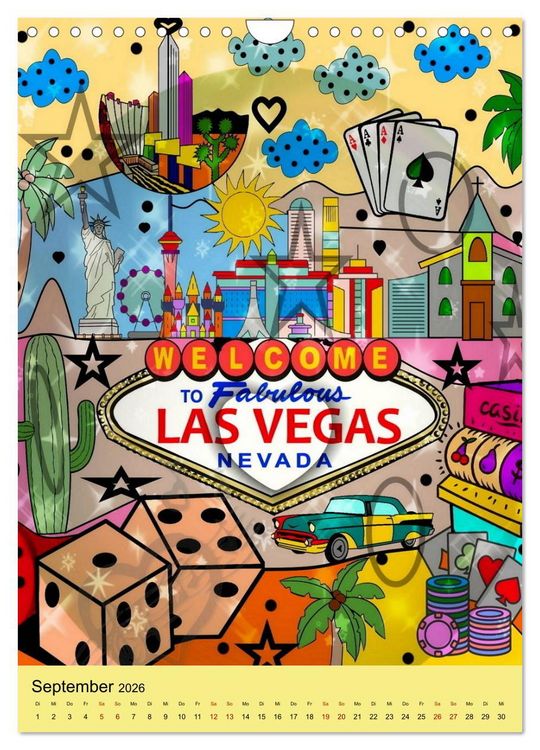 Produktbild: United States Pop Art von Nico Bielow (Wandkalender 2026 DIN A4 hoch), CALVENDO Monatskalender