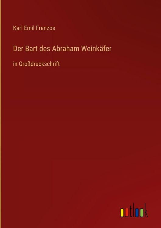 Produktbild: Der Bart des Abraham Weink&auml;fer
