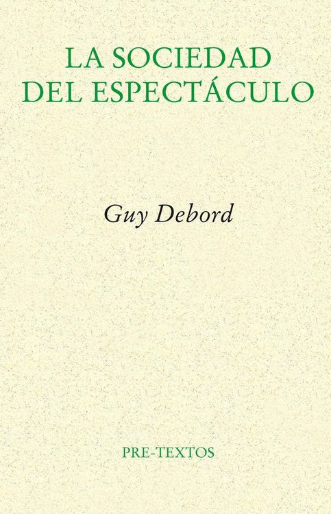 Produktbild: La sociedad del espect&aacute;culo