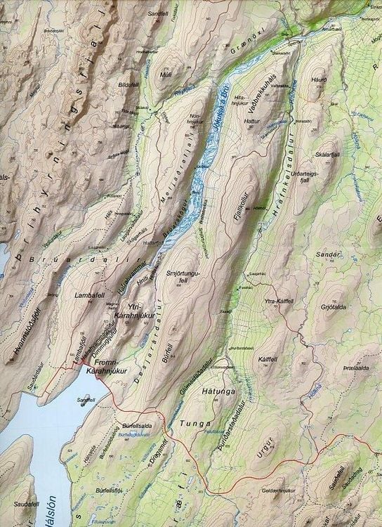Produktbild: Island Serkort 07 Herdubreid - Askja 1 : 100 000