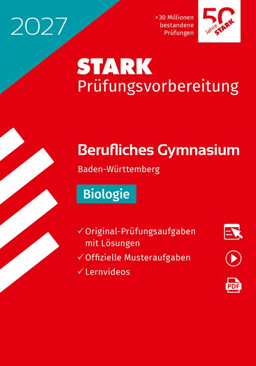 Produktbild: STARK Biologie - Abitur Berufliches Gymnasium 2027 BW - Pr&uuml;fungsvorbereitung