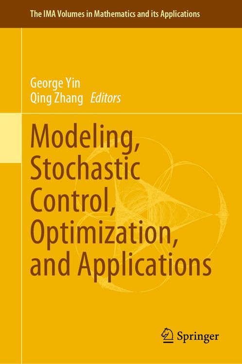 Produktbild: Modeling, Stochastic Control, Optimization, and Applications