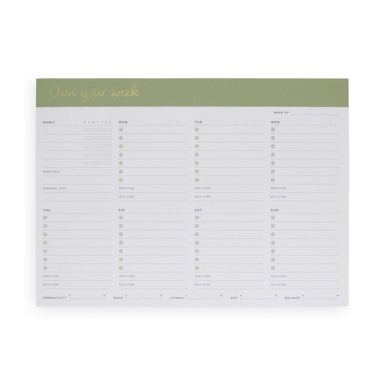 Produktbild: Planer Own your week, Matcha