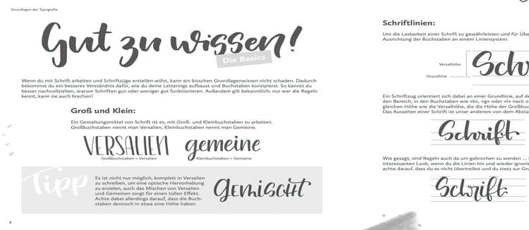 Produktbild: Lettering &ndash; Moderne Kalligrafie