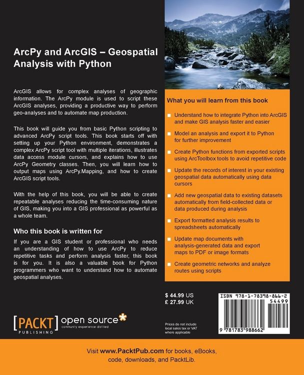 Produktbild: ArcPy and ArcGIS