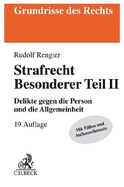 Produktbild: Strafrecht Besonderer Teil II