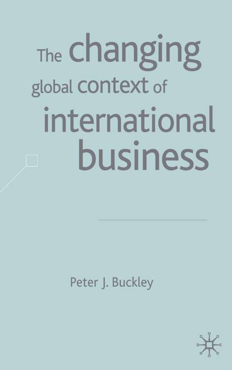 Produktbild: The Changing Global Context of International Business