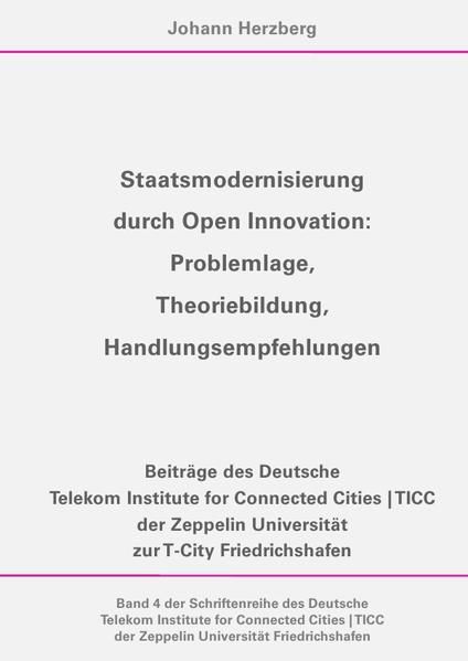 Produktbild: Staatsmodernisierung durch Open Innovation