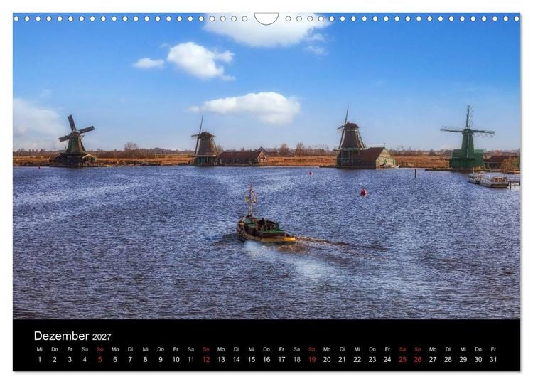 Produktbild: Die Niederlande (Wandkalender 2027 DIN A3 quer), CALVENDO Monatskalender