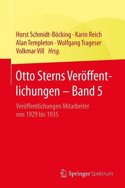 Produktbild: Otto Sterns Ver&ouml;ffentlichungen - Band 5
