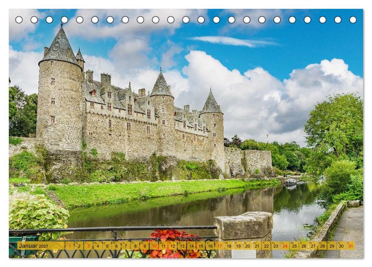 Produktbild: Bretagne, wild und sch&ouml;n (Tischkalender 2027 DIN A5 quer), CALVENDO Monatskalender