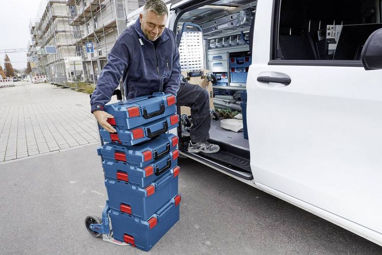 Produktbild: Bosch Professional L-BOXX 102 1600A012FZ Transportkiste ABS Blau, Rot (L x B x H) 442 x 357 x 117 mm