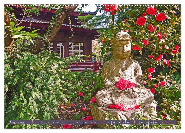 Produktbild: Japanischer Garten Leverkusen (Wandkalender 2026 DIN A2 quer), CALVENDO Monatskalender