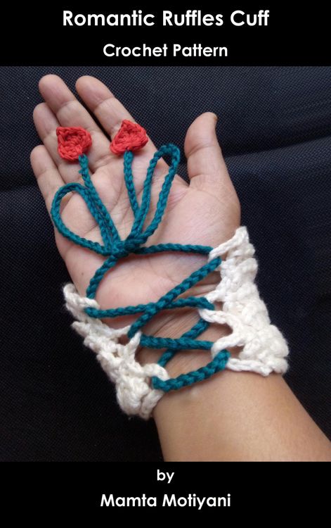 Produktbild: Romantic Ruffles Cuff | Crochet Pattern (Easy Crochet Patterns, #5)