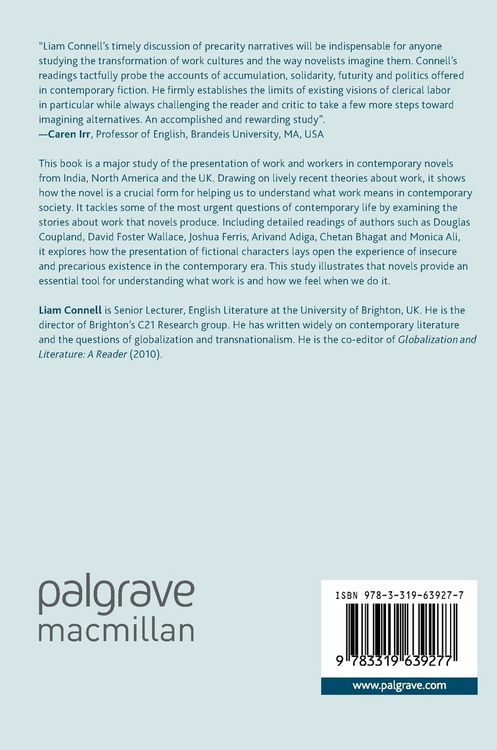 Produktbild: Precarious Labour and the Contemporary Novel