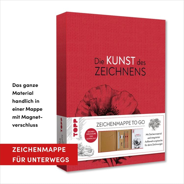 Produktbild: Die Kunst des Zeichnens - Zeichenmappe to go