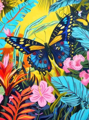 Produktbild: CALVENDO Puzzle Dschungeltiere Pop Art | 2000 Teile Lege-Gr&ouml;&szlig;e 90x67cm Foto-Puzzle f&uuml;r gl&uuml;ckliche Stunden