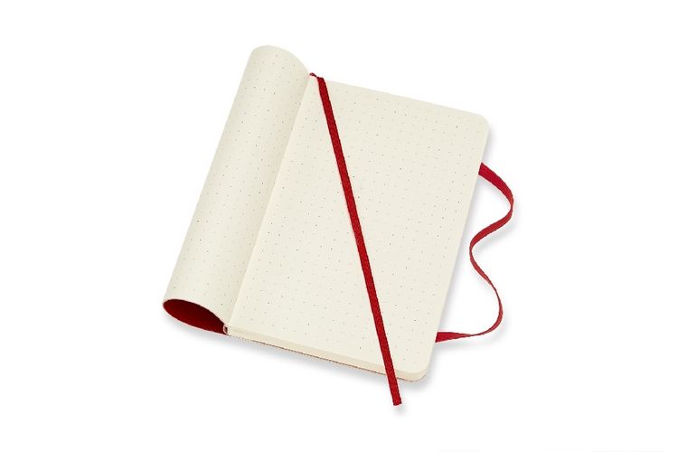 Produktbild: Moleskine Notizbuch P/a6, Punktraster, Soft Cover, Scharlachrot