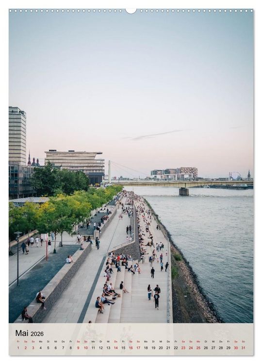 Produktbild: K&ouml;ln &ndash; Urbane Fotografien (Wandkalender 2026 DIN A2 hoch), CALVENDO Monatskalender