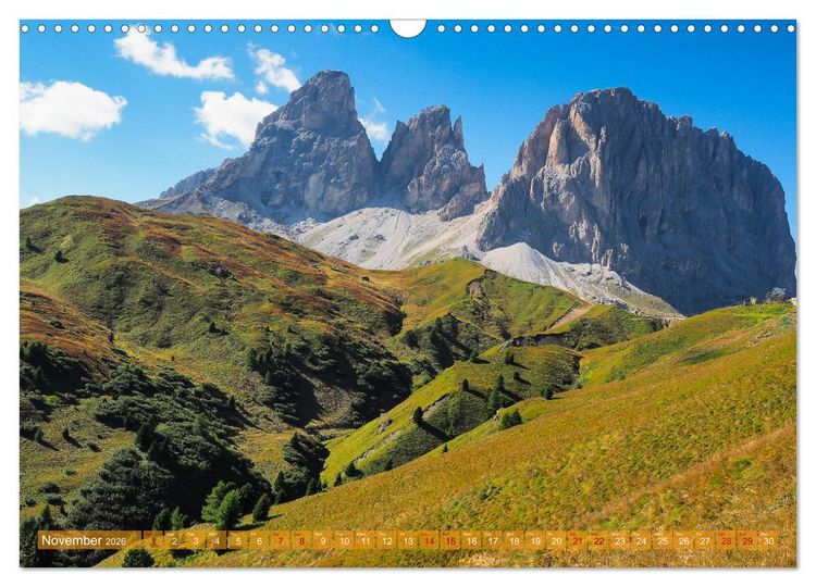 Produktbild: Fascinating Dolomite Alps (Wall Calendar 2026 DIN A3 landscape), CALVENDO 12 Month Wall Calendar