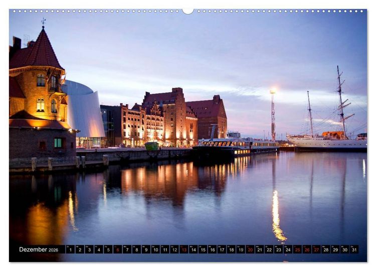 Produktbild: Hansestadt Stralsund (Wandkalender 2026 DIN A2 quer), CALVENDO Monatskalender