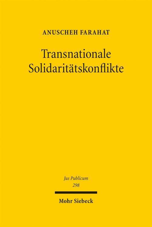 Produktbild: Farahat, A: Transnationale Solidarit&auml;tskonflikte