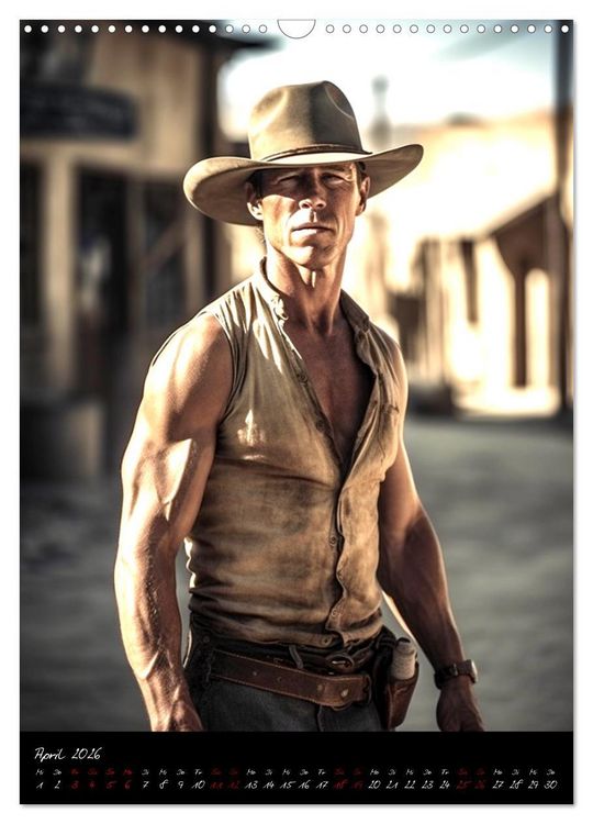 Produktbild: Starke Cowboys (Wandkalender 2026 DIN A3 hoch), CALVENDO Monatskalender