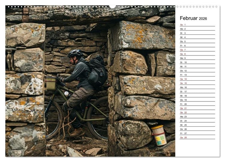 Produktbild: Der Geocaching Found it Kalender (hochwertiger Premium Wandkalender 2026 DIN A2 quer), Kunstdruck in Hochglanz