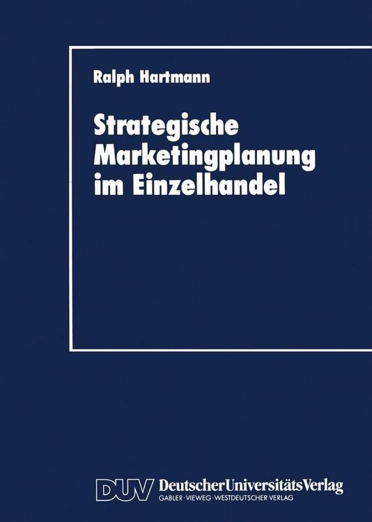 Produktbild: Strategische Marketingplanung im Einzelhandel