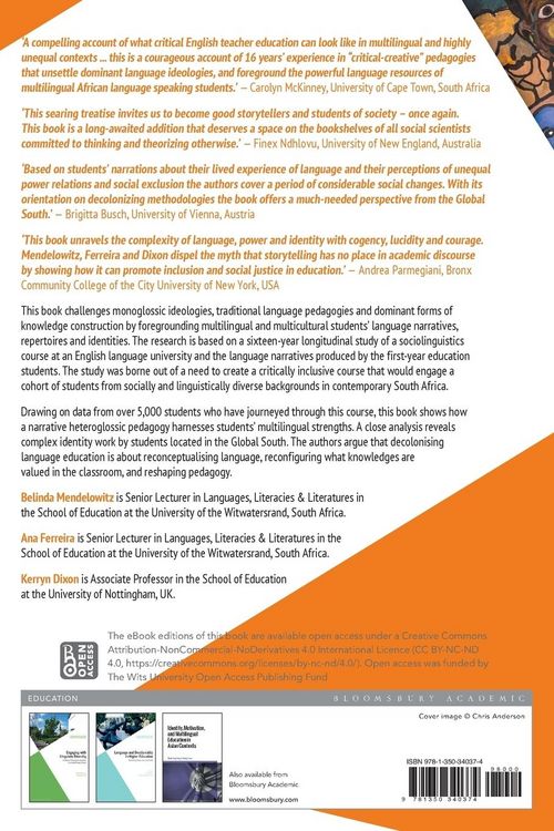 Produktbild: Language Narratives and Shifting Multilingual Pedagogies
