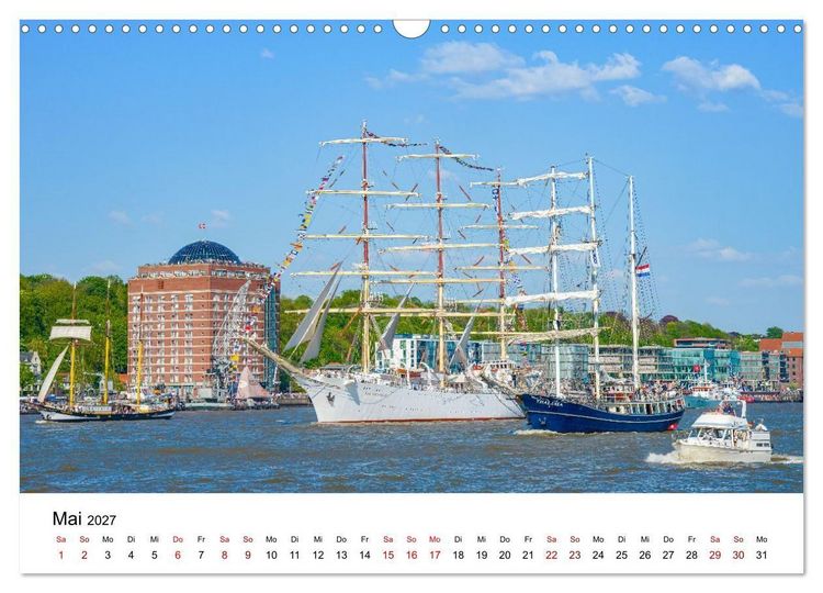 Produktbild: Hamburg Events (Wandkalender 2027 DIN A3 quer), CALVENDO Monatskalender